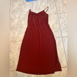 Levi's Red Sleeveless Slip Dress for Weddings